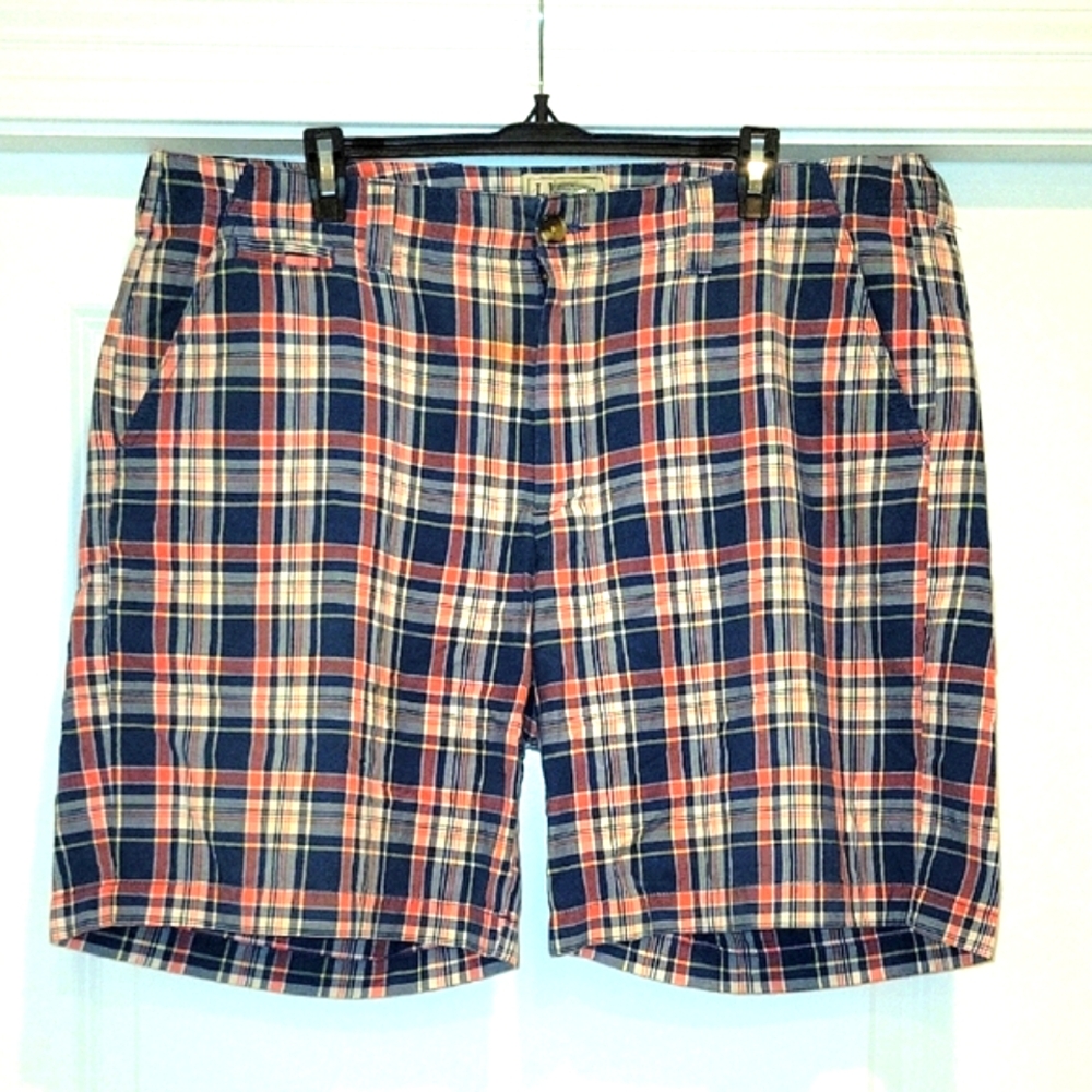 L.L. Bean Men's Madras Plaid Shorts